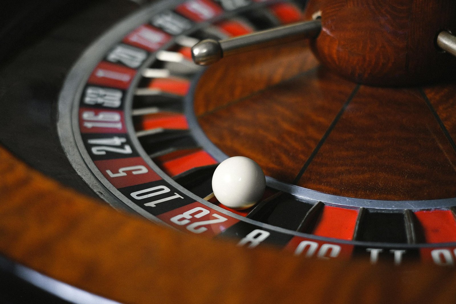 Close Up Shot of a Casino Roulette